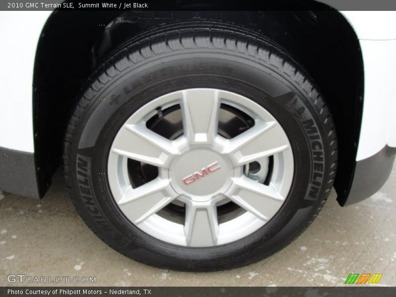 Summit White / Jet Black 2010 GMC Terrain SLE
