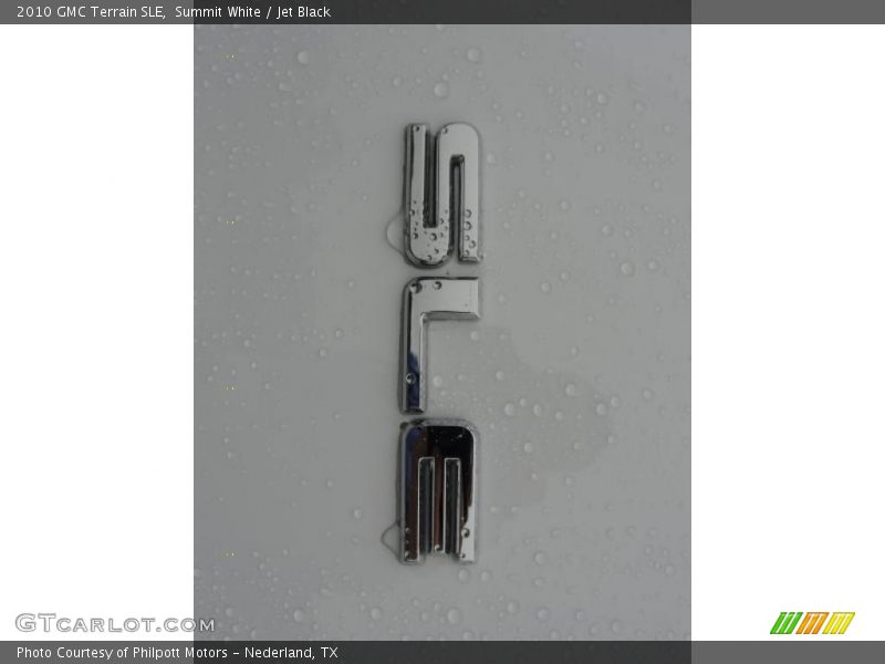 Summit White / Jet Black 2010 GMC Terrain SLE