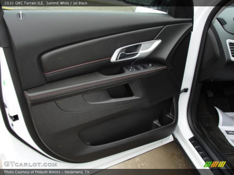 Summit White / Jet Black 2010 GMC Terrain SLE