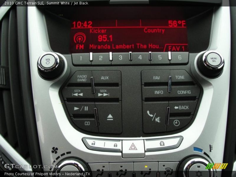 Summit White / Jet Black 2010 GMC Terrain SLE