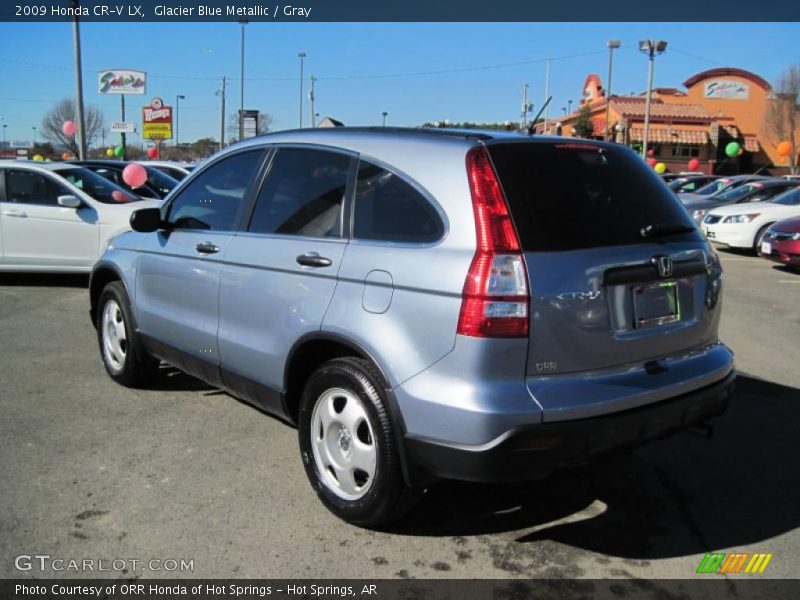 Glacier Blue Metallic / Gray 2009 Honda CR-V LX