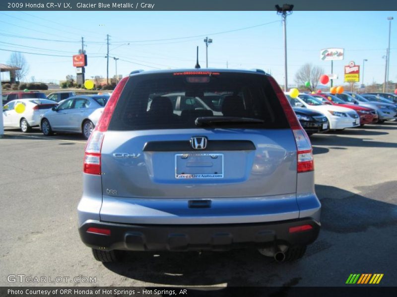 Glacier Blue Metallic / Gray 2009 Honda CR-V LX