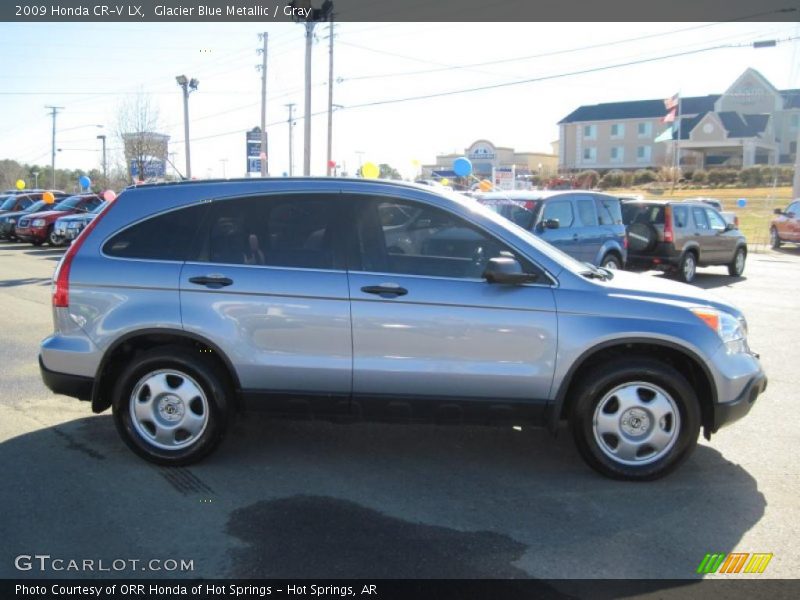 Glacier Blue Metallic / Gray 2009 Honda CR-V LX