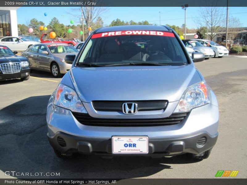 Glacier Blue Metallic / Gray 2009 Honda CR-V LX