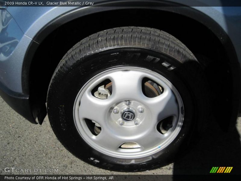 Glacier Blue Metallic / Gray 2009 Honda CR-V LX