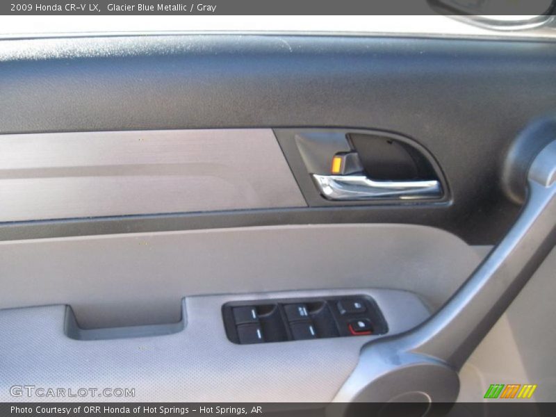 Glacier Blue Metallic / Gray 2009 Honda CR-V LX