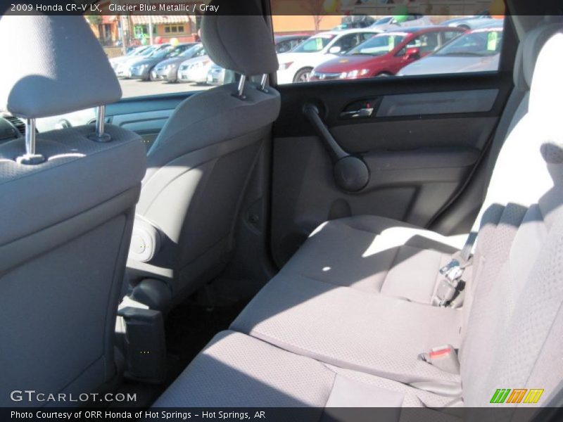 Glacier Blue Metallic / Gray 2009 Honda CR-V LX