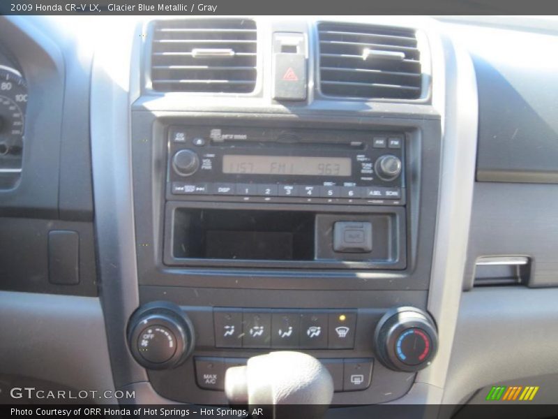 Glacier Blue Metallic / Gray 2009 Honda CR-V LX