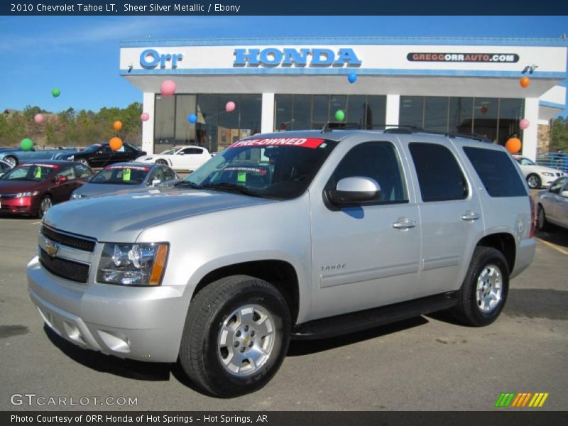 Sheer Silver Metallic / Ebony 2010 Chevrolet Tahoe LT