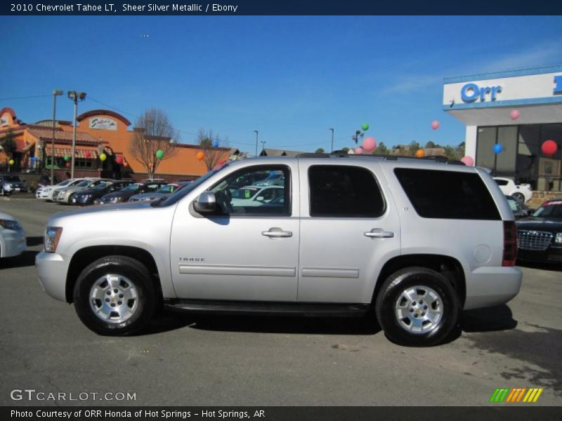 Sheer Silver Metallic / Ebony 2010 Chevrolet Tahoe LT