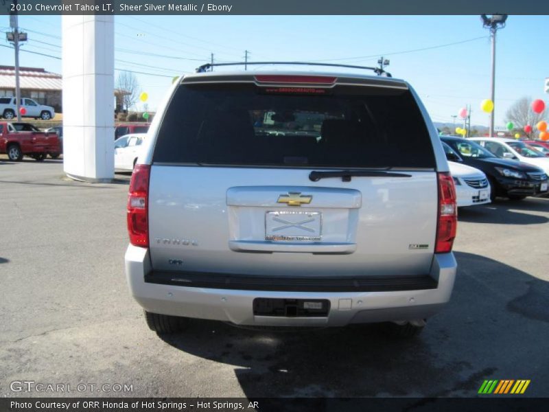 Sheer Silver Metallic / Ebony 2010 Chevrolet Tahoe LT