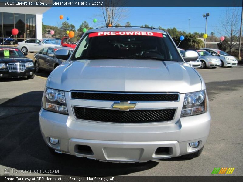 Sheer Silver Metallic / Ebony 2010 Chevrolet Tahoe LT