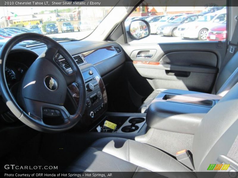 Sheer Silver Metallic / Ebony 2010 Chevrolet Tahoe LT