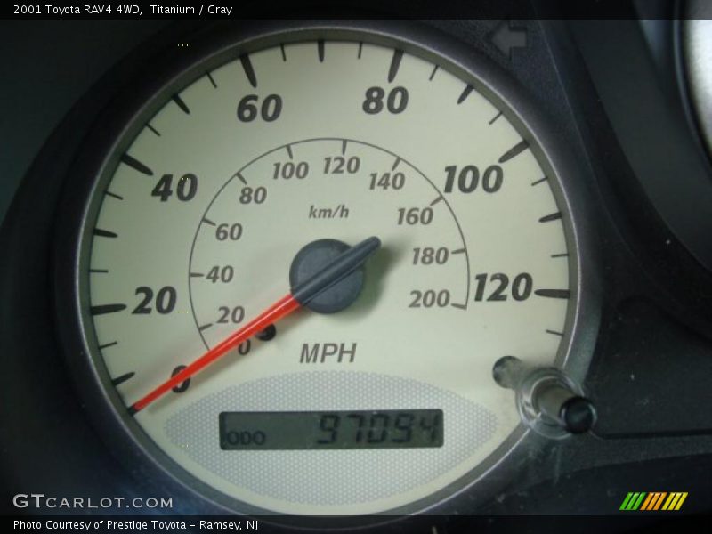 Titanium / Gray 2001 Toyota RAV4 4WD