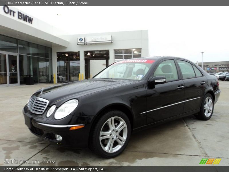 Black / Stone 2004 Mercedes-Benz E 500 Sedan