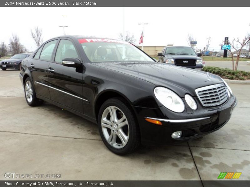 Black / Stone 2004 Mercedes-Benz E 500 Sedan