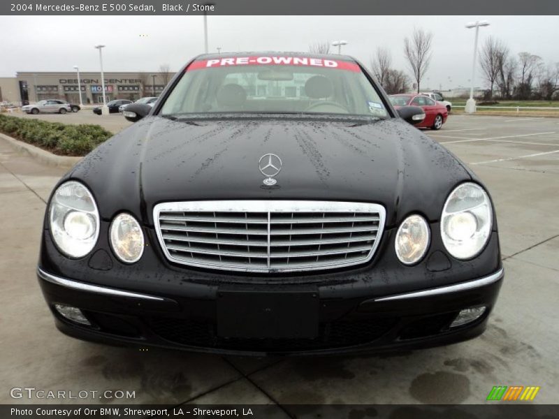 Black / Stone 2004 Mercedes-Benz E 500 Sedan