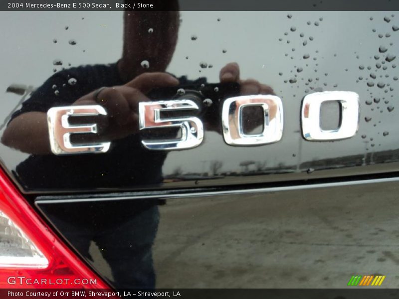 Black / Stone 2004 Mercedes-Benz E 500 Sedan