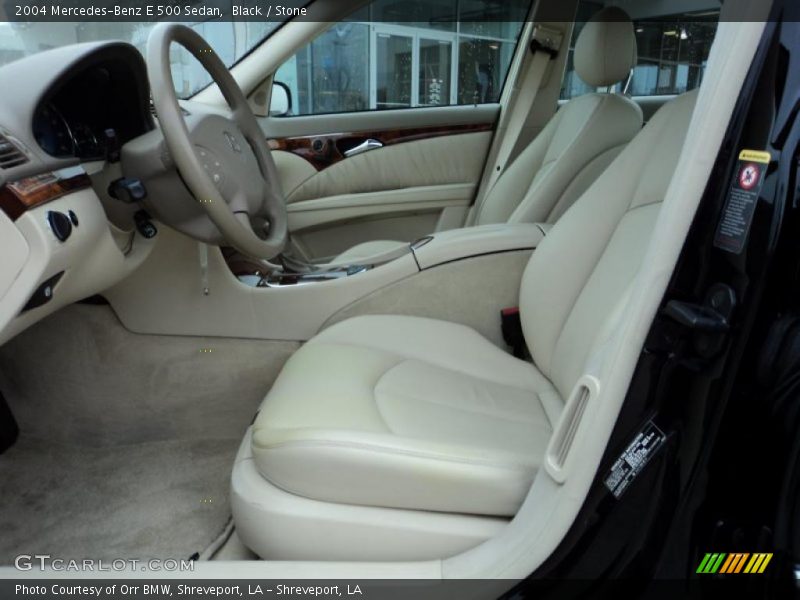 Black / Stone 2004 Mercedes-Benz E 500 Sedan