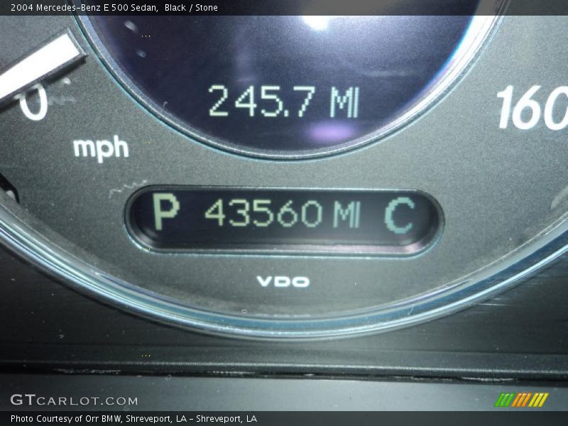 Black / Stone 2004 Mercedes-Benz E 500 Sedan