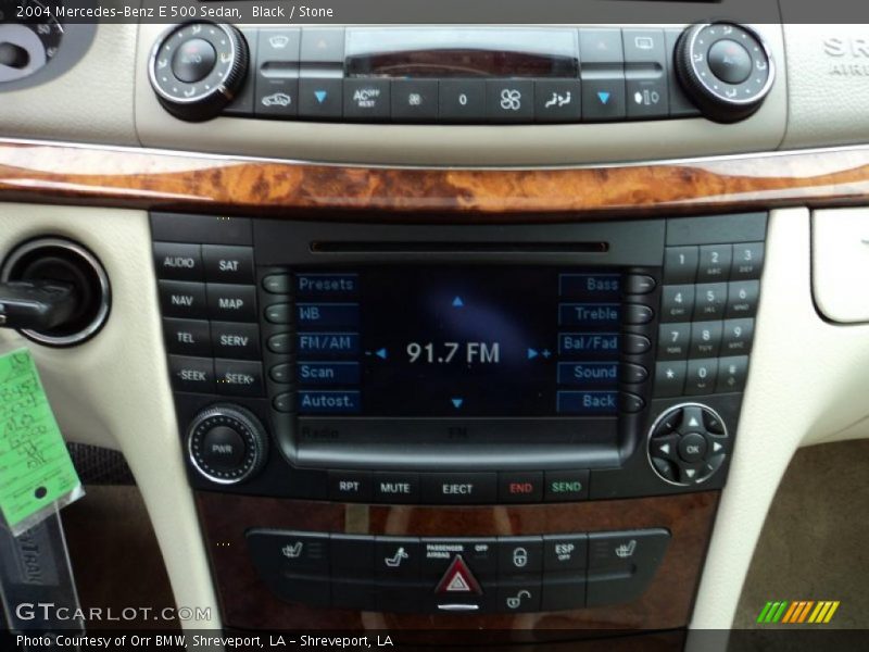 Black / Stone 2004 Mercedes-Benz E 500 Sedan