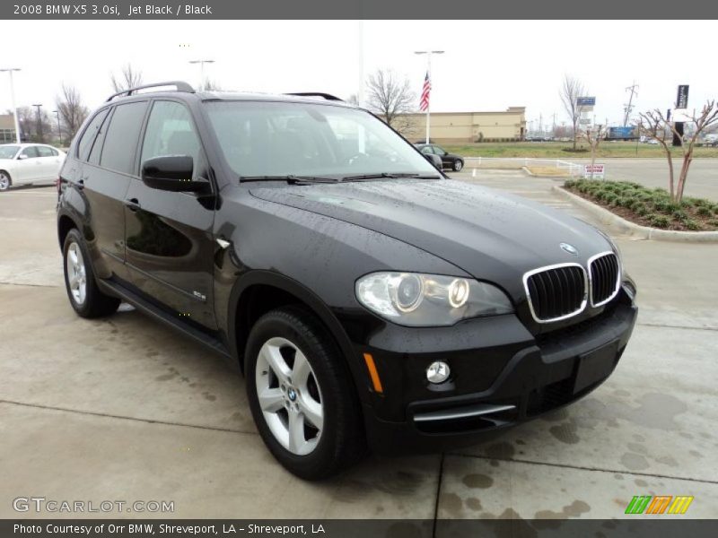 Jet Black / Black 2008 BMW X5 3.0si