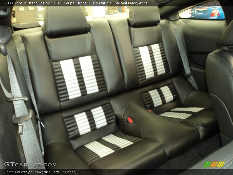  2011 Mustang Shelby GT500 Coupe Charcoal Black/White Interior