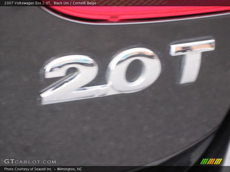 Black Uni / Cornsilk Beige 2007 Volkswagen Eos 2.0T