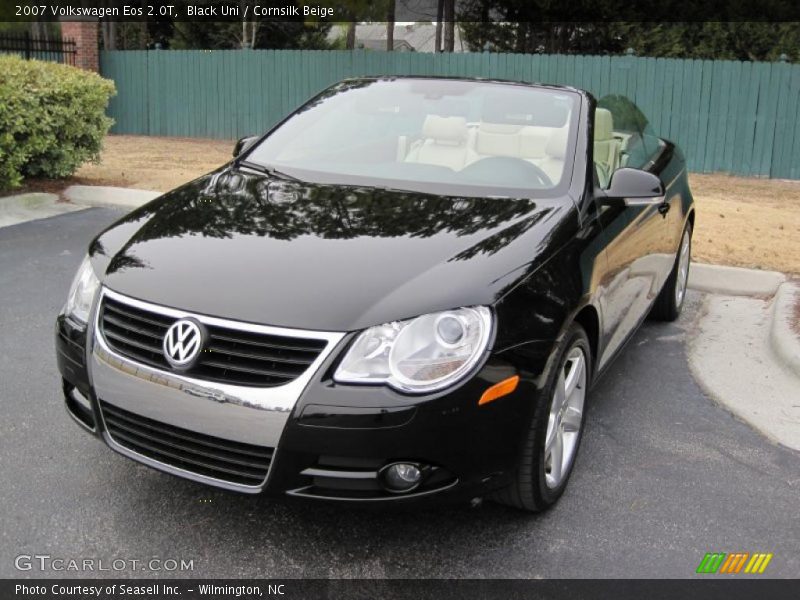 Black Uni / Cornsilk Beige 2007 Volkswagen Eos 2.0T