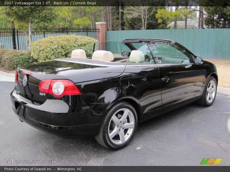 Black Uni / Cornsilk Beige 2007 Volkswagen Eos 2.0T