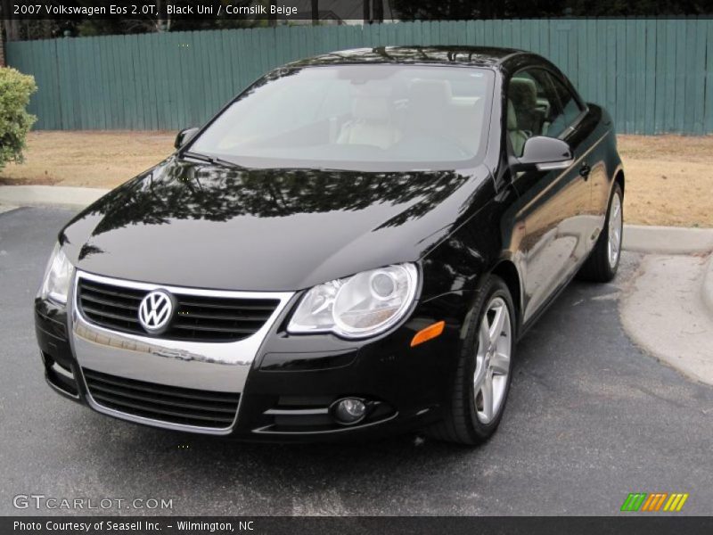 Black Uni / Cornsilk Beige 2007 Volkswagen Eos 2.0T
