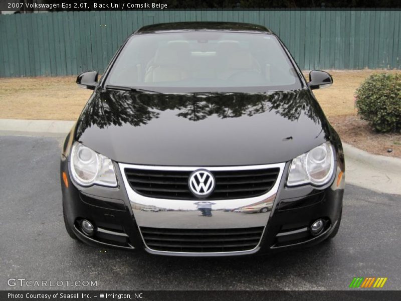Black Uni / Cornsilk Beige 2007 Volkswagen Eos 2.0T