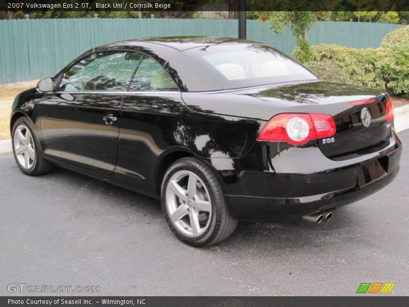 Black Uni / Cornsilk Beige 2007 Volkswagen Eos 2.0T