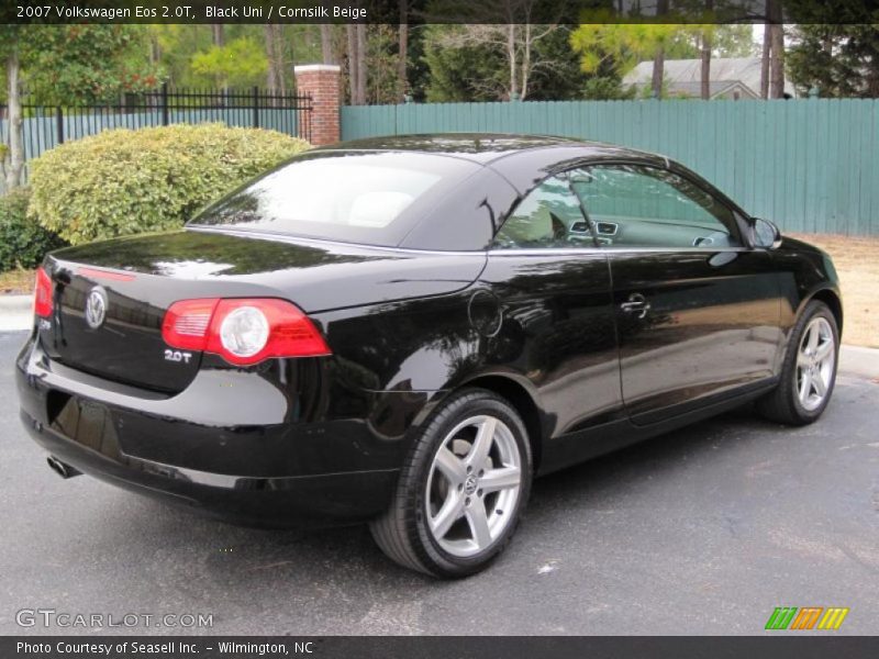 Black Uni / Cornsilk Beige 2007 Volkswagen Eos 2.0T