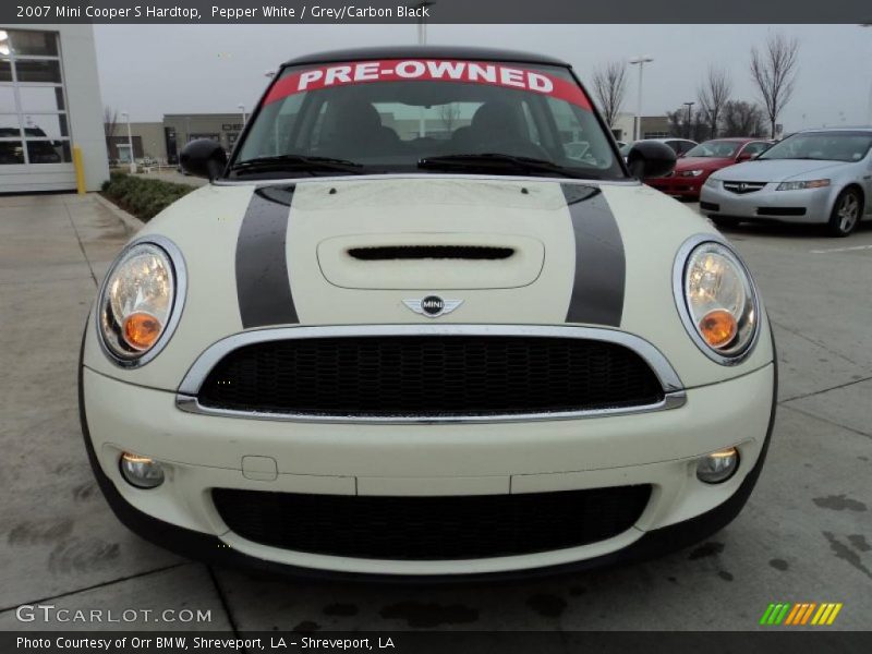 Pepper White / Grey/Carbon Black 2007 Mini Cooper S Hardtop