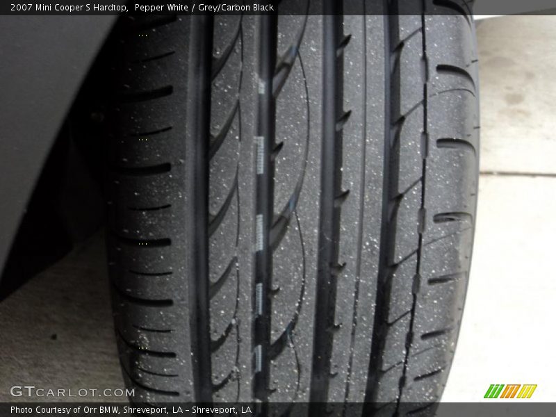 Pepper White / Grey/Carbon Black 2007 Mini Cooper S Hardtop