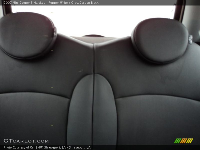 Pepper White / Grey/Carbon Black 2007 Mini Cooper S Hardtop