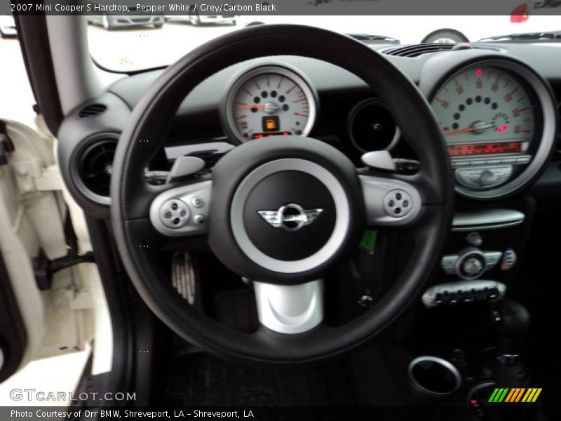 Pepper White / Grey/Carbon Black 2007 Mini Cooper S Hardtop