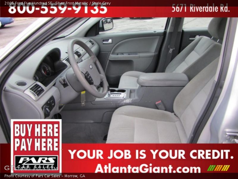Silver Frost Metallic / Shale Grey 2005 Ford Five Hundred SE