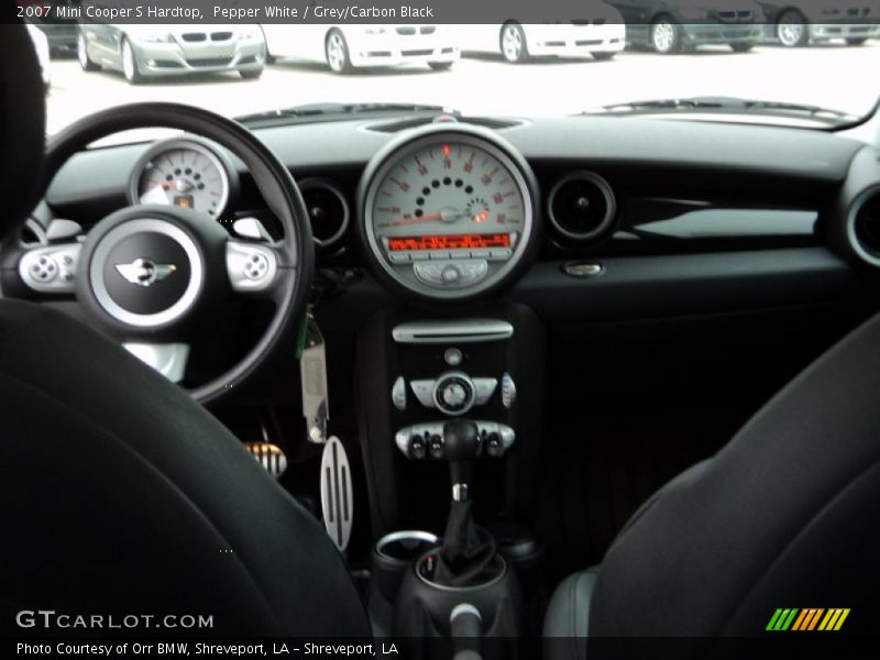 Pepper White / Grey/Carbon Black 2007 Mini Cooper S Hardtop