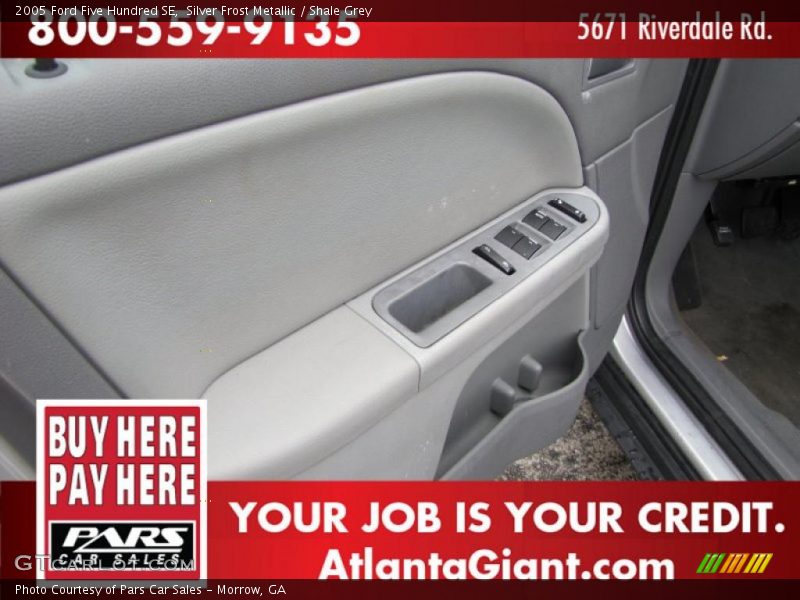 Silver Frost Metallic / Shale Grey 2005 Ford Five Hundred SE