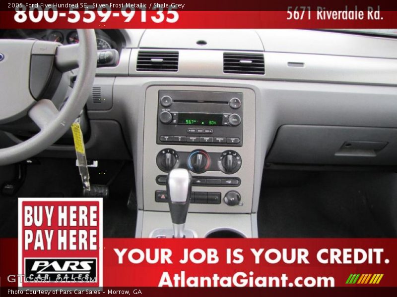 Silver Frost Metallic / Shale Grey 2005 Ford Five Hundred SE
