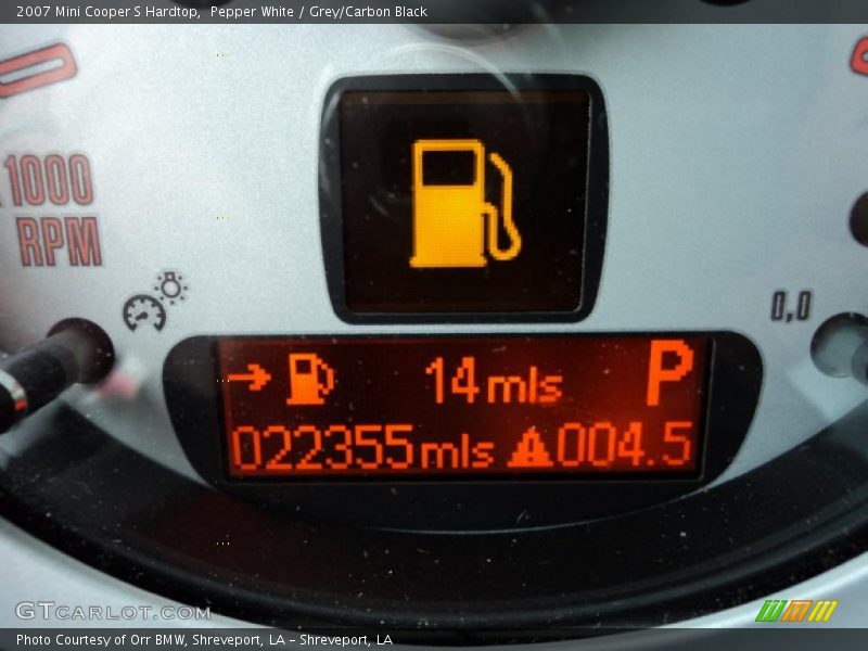 Pepper White / Grey/Carbon Black 2007 Mini Cooper S Hardtop