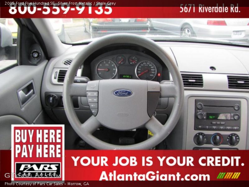 Silver Frost Metallic / Shale Grey 2005 Ford Five Hundred SE