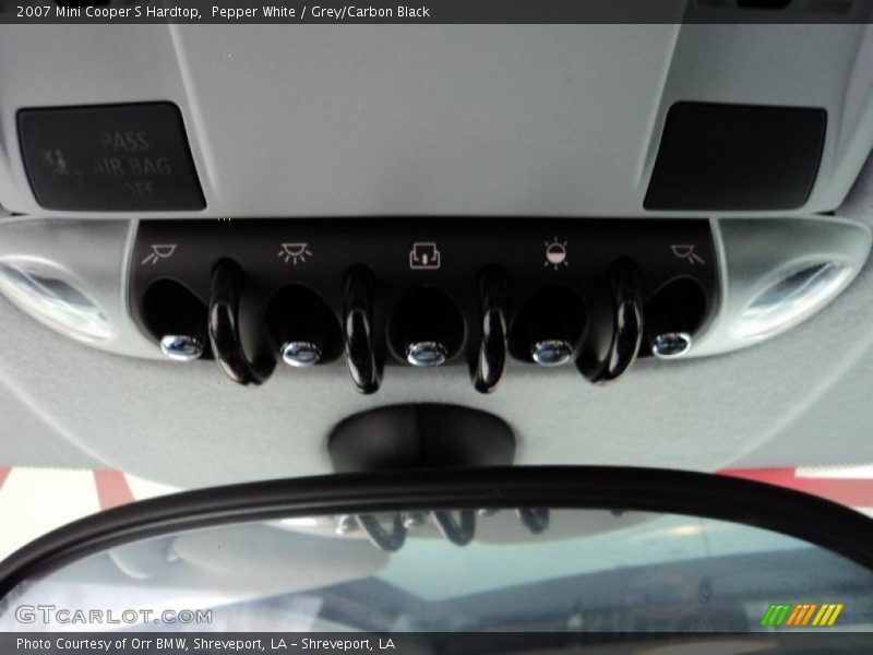 Pepper White / Grey/Carbon Black 2007 Mini Cooper S Hardtop