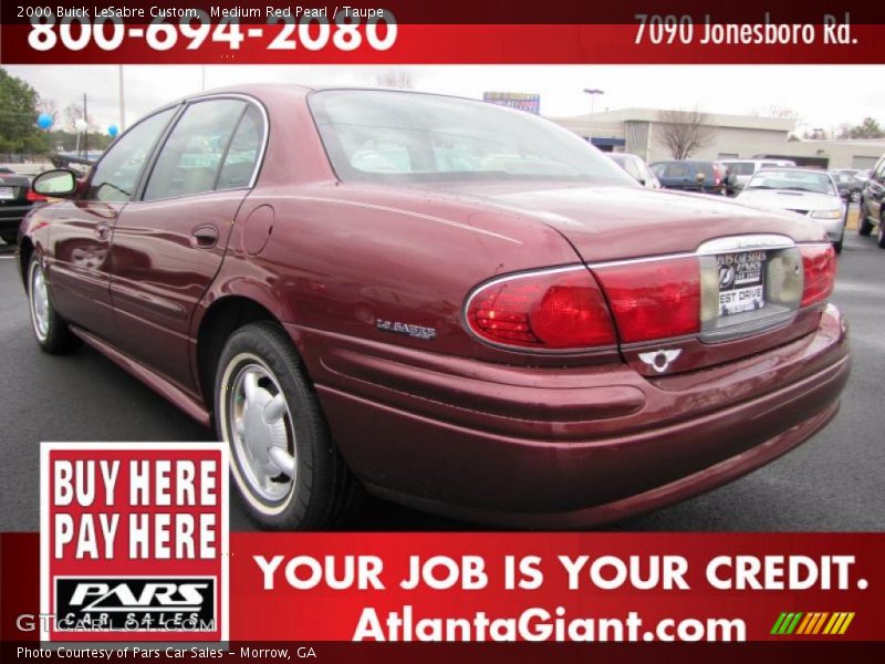 Medium Red Pearl / Taupe 2000 Buick LeSabre Custom