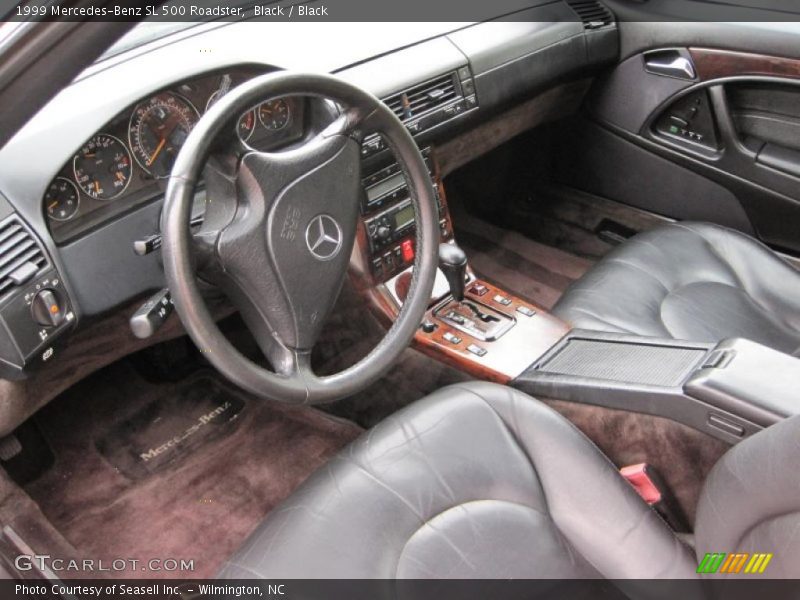 Black Interior - 1999 SL 500 Roadster 