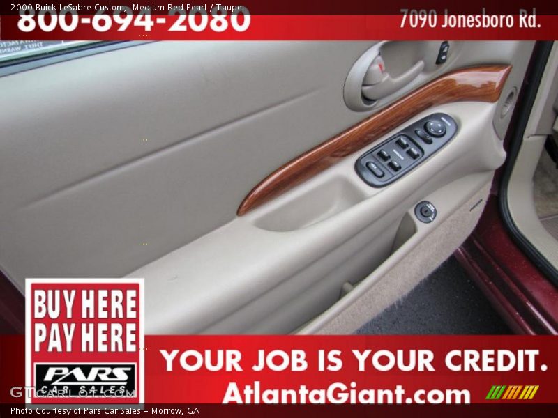 Medium Red Pearl / Taupe 2000 Buick LeSabre Custom