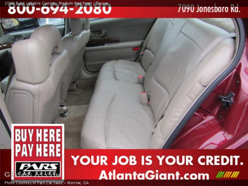 Medium Red Pearl / Taupe 2000 Buick LeSabre Custom