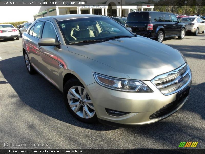Gold Leaf Metallic / Light Stone 2010 Ford Taurus SEL